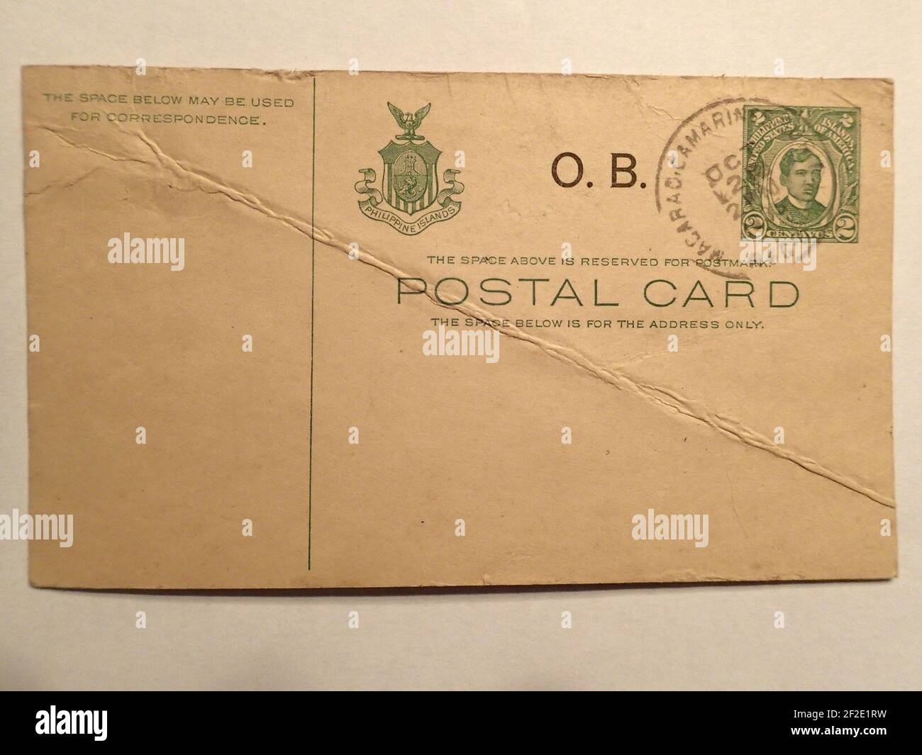 Postal Stationary Of Philippine Islands Under US Administration 02 ...