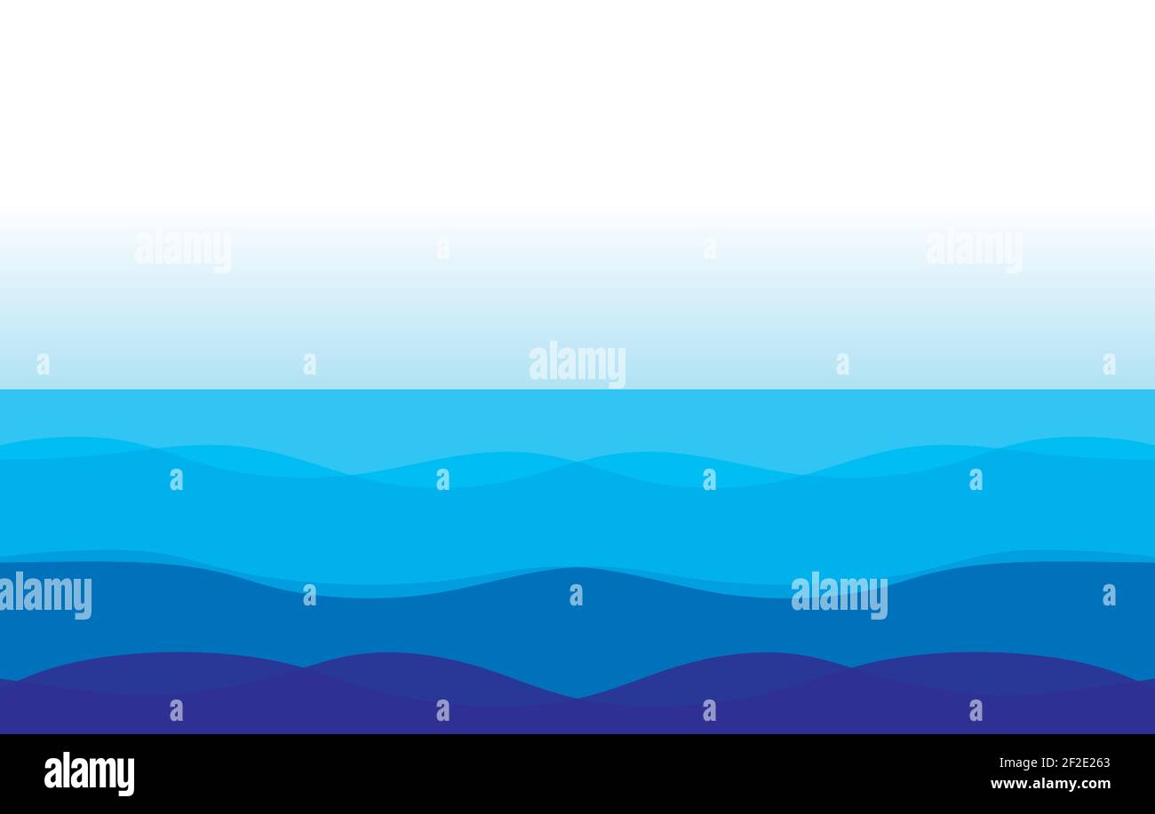 Dynamic texture wavy blue background vector illustration Stock Vector ...