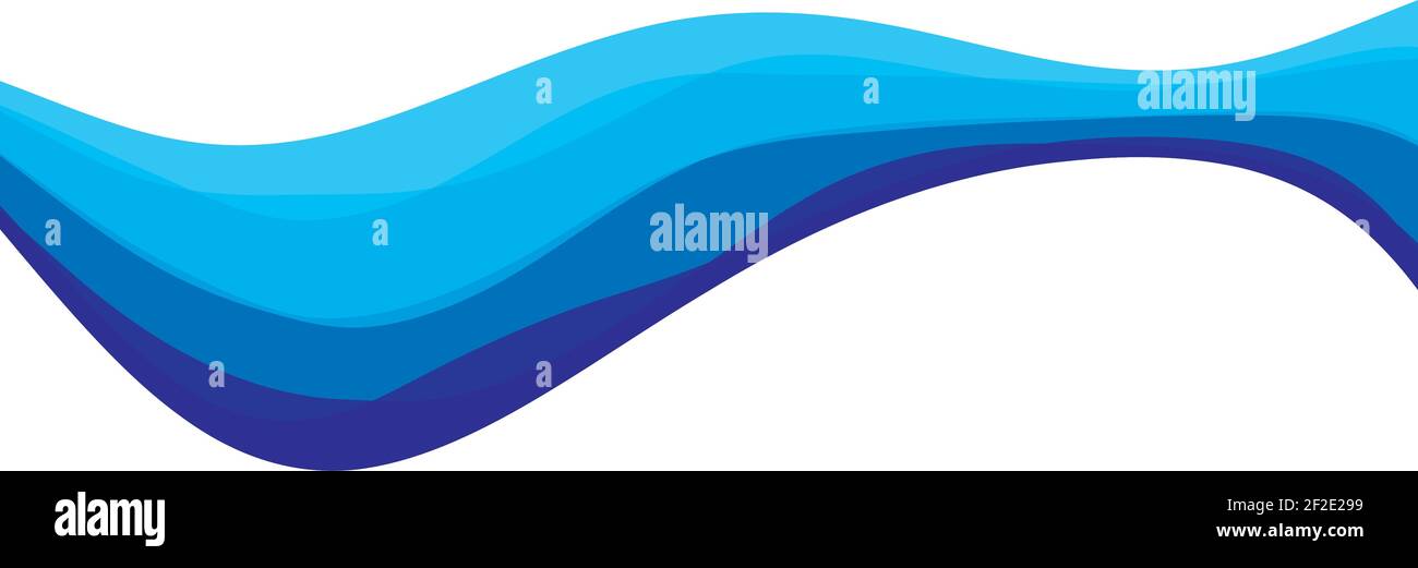 Dynamic texture wavy blue background vector illustration Stock Vector ...