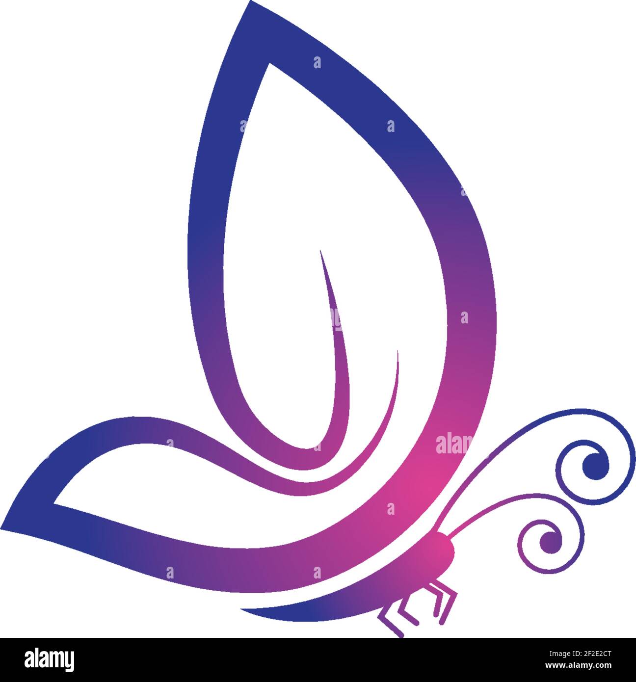 Butterfly logo template vector icon illustration design Stock Vector ...