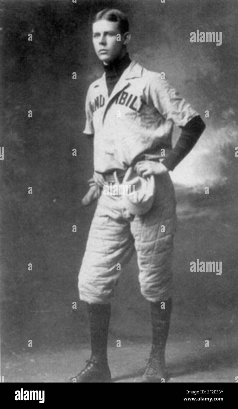Grantland Rice in Vanderbilt uniform Stock Photo