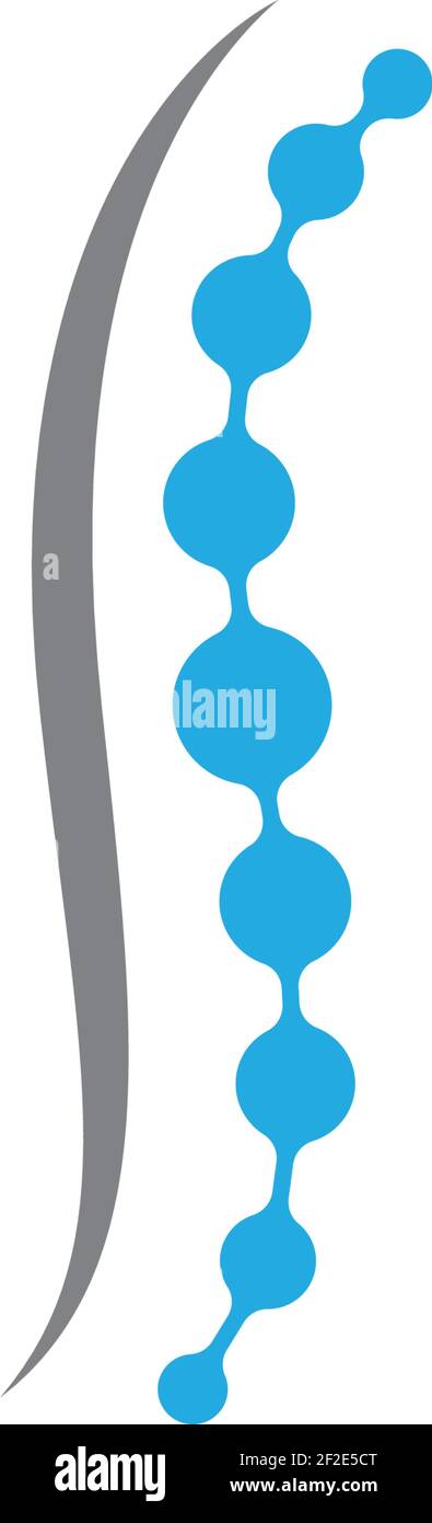 Spine logo template vector icon illustration design Stock Vector Image ...