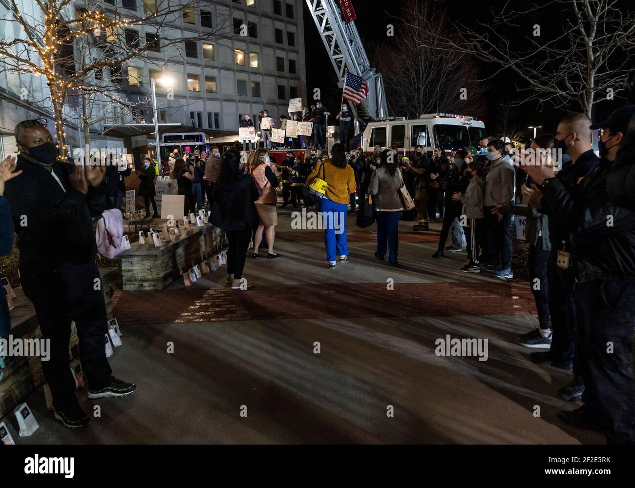 Remembrance ceremony on oneyear anniversary of first COVID19 patient