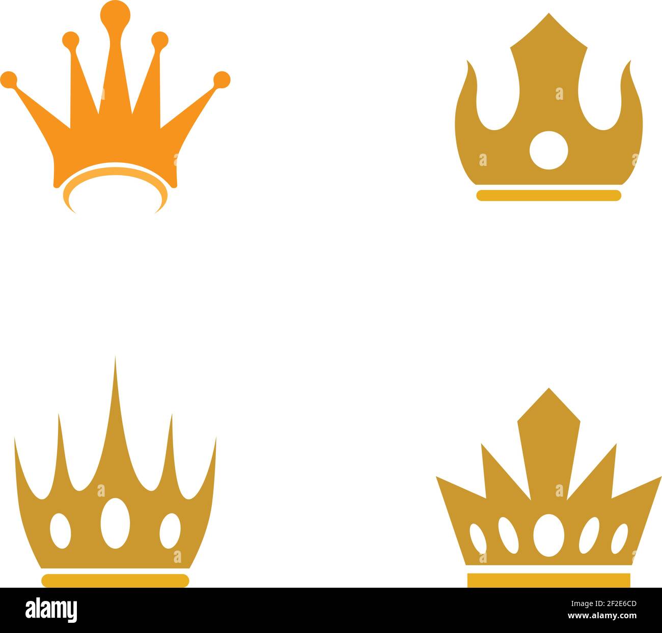 Crown logo template vector illustration design Stock Vector Image & Art ...