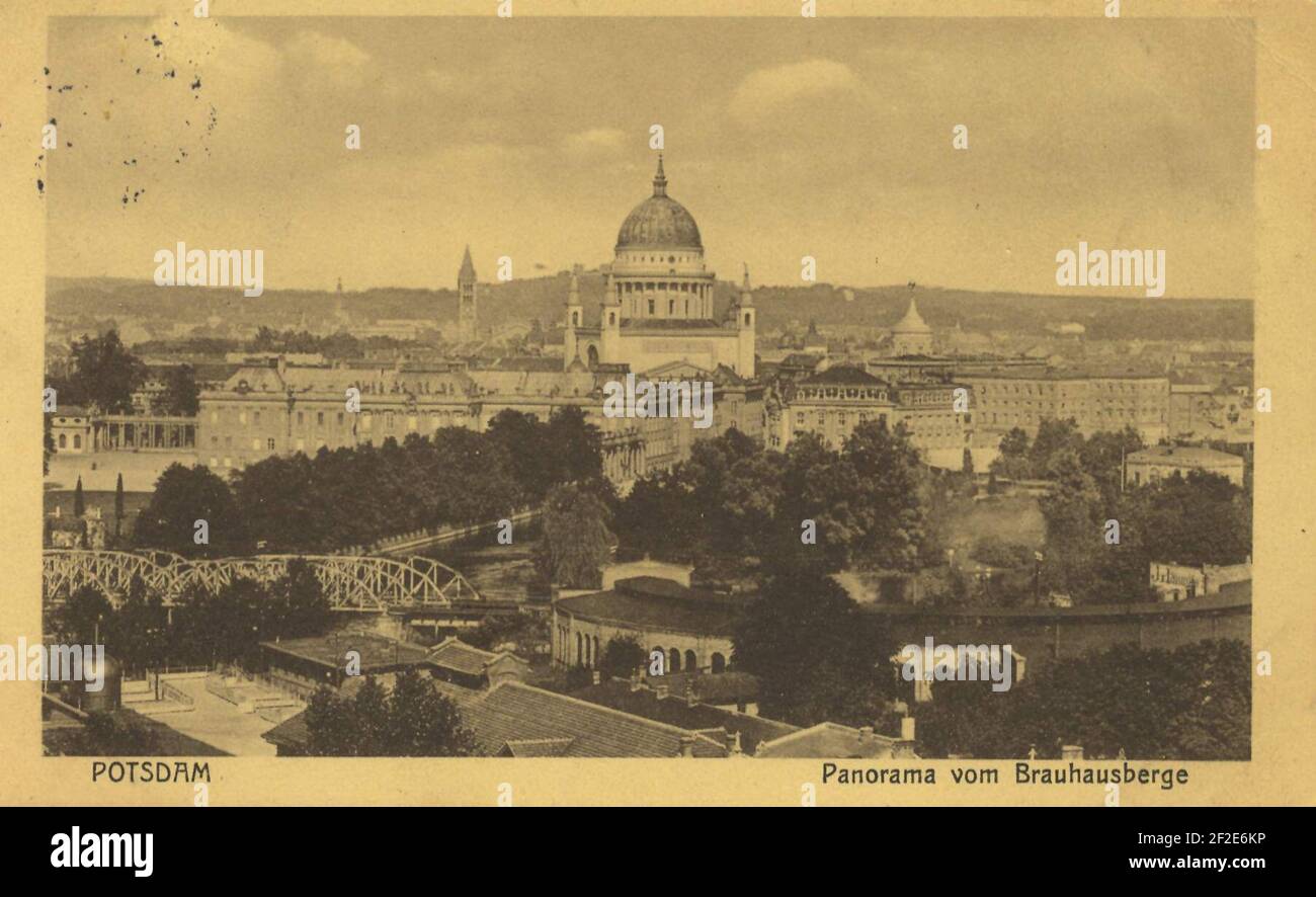 postkarte zum tag von potsdam analyse