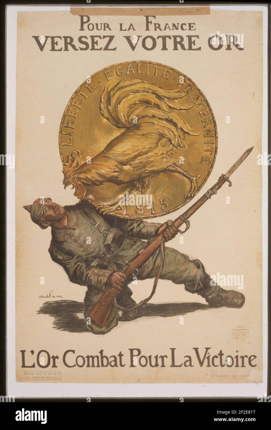 Pour la France versez votre or. L'or combat pour la victoire main image 1