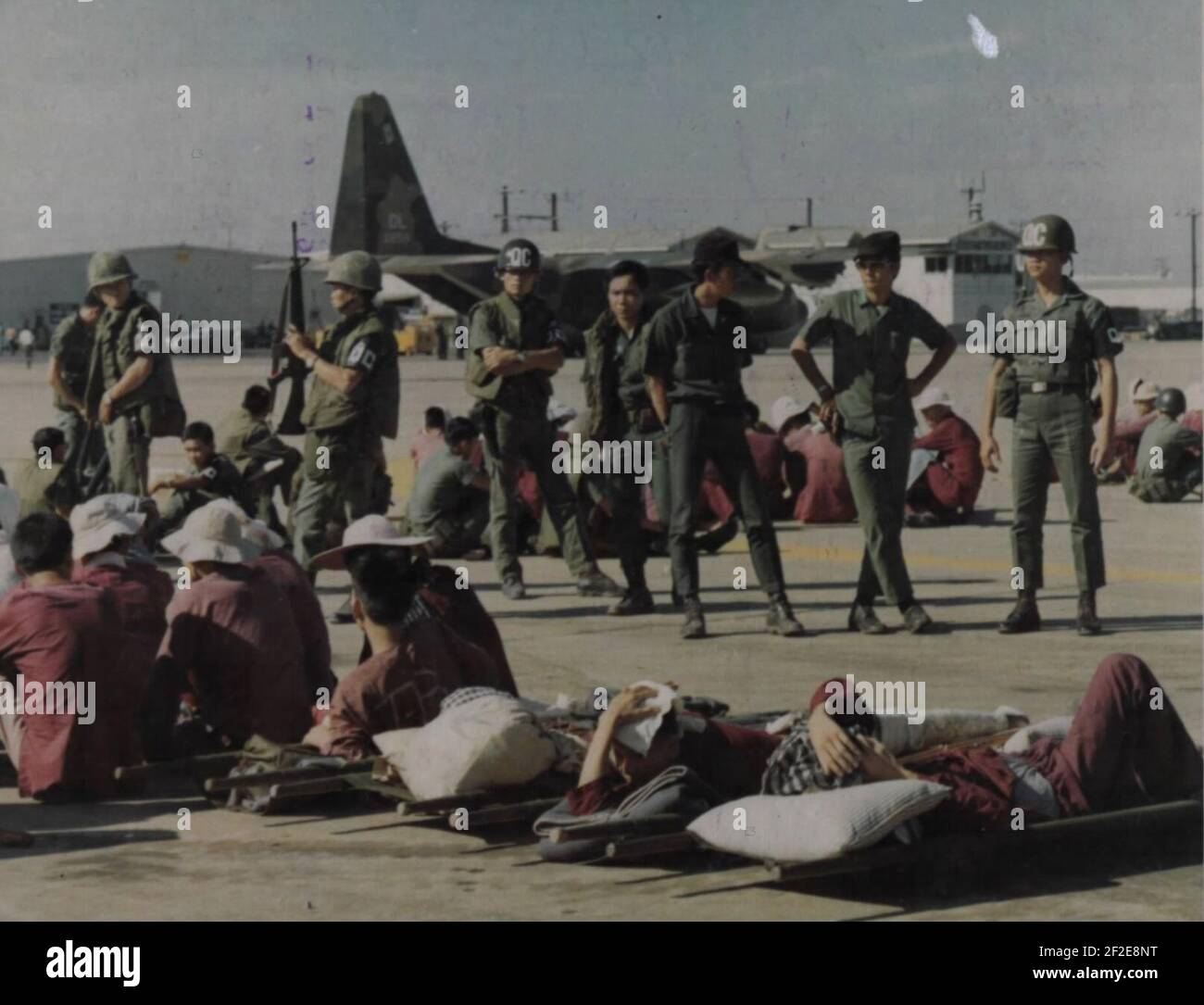 POW release, Bien Hoa Air Base, 26 January 1973. Stock Photo