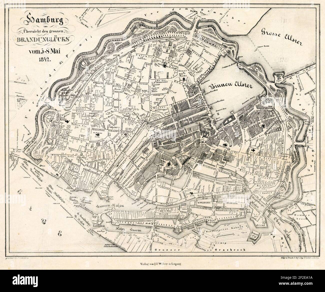 Billwerder Ausschlag (1845 Stock Photo Alamy