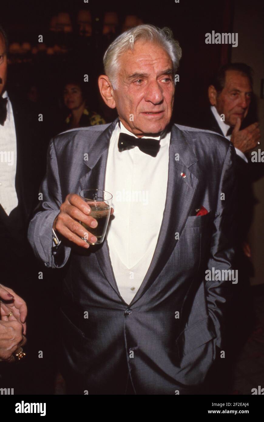 Leonard Bernstein 1988 Credit: Ralph Dominguez/MediaPunch Stock Photo ...