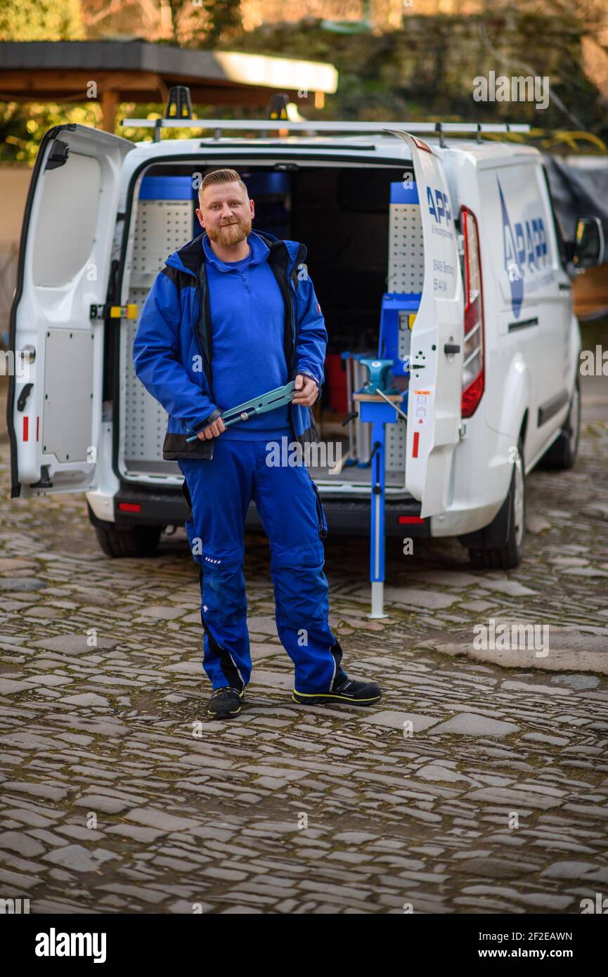 11 March 2021, Saxony-Anhalt, Bernburg (Saale): Attila Papp, a 