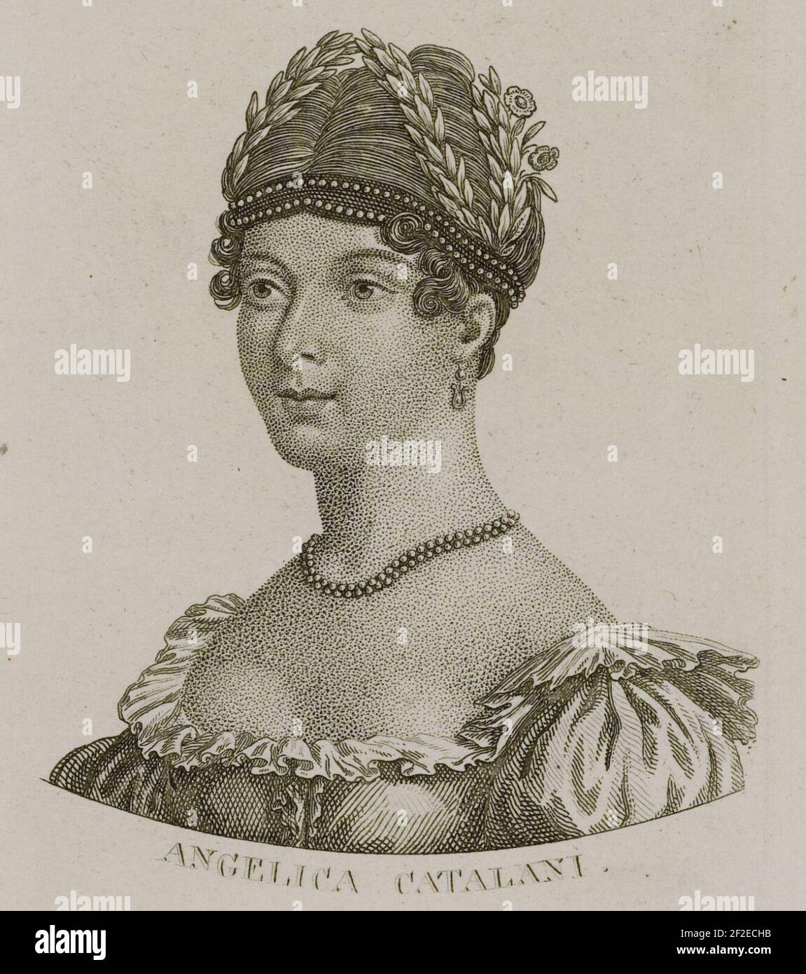 NPG D2030; Angelica Catalani ('Madame Catalani in Semiramide