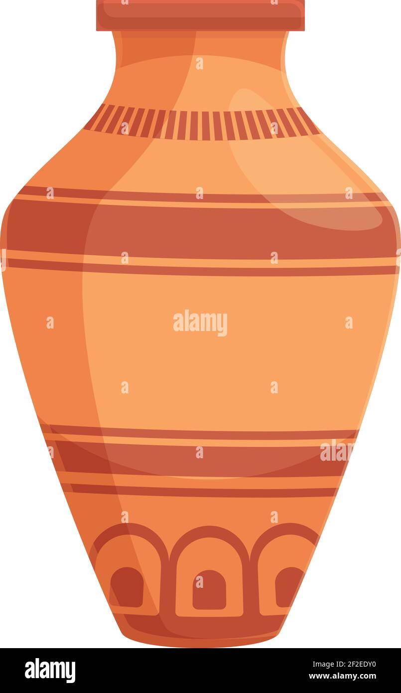 Amphora shape icon. Cartoon of amphora shape vector icon for web design ...