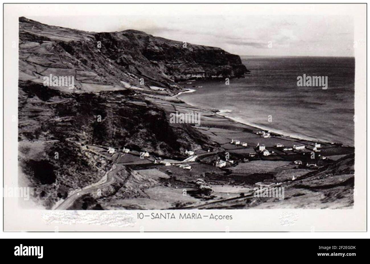 Praia Formosa, lmagreira, ilha de Santa Maria, Açores, Arquivo de Villa Maria, Terceira. Stock Photo