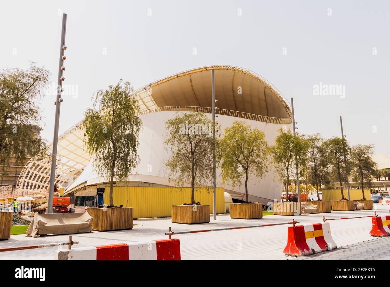 Dubai, UAE 03.10.2021 One of the EXPO 2020 pavilions sites under