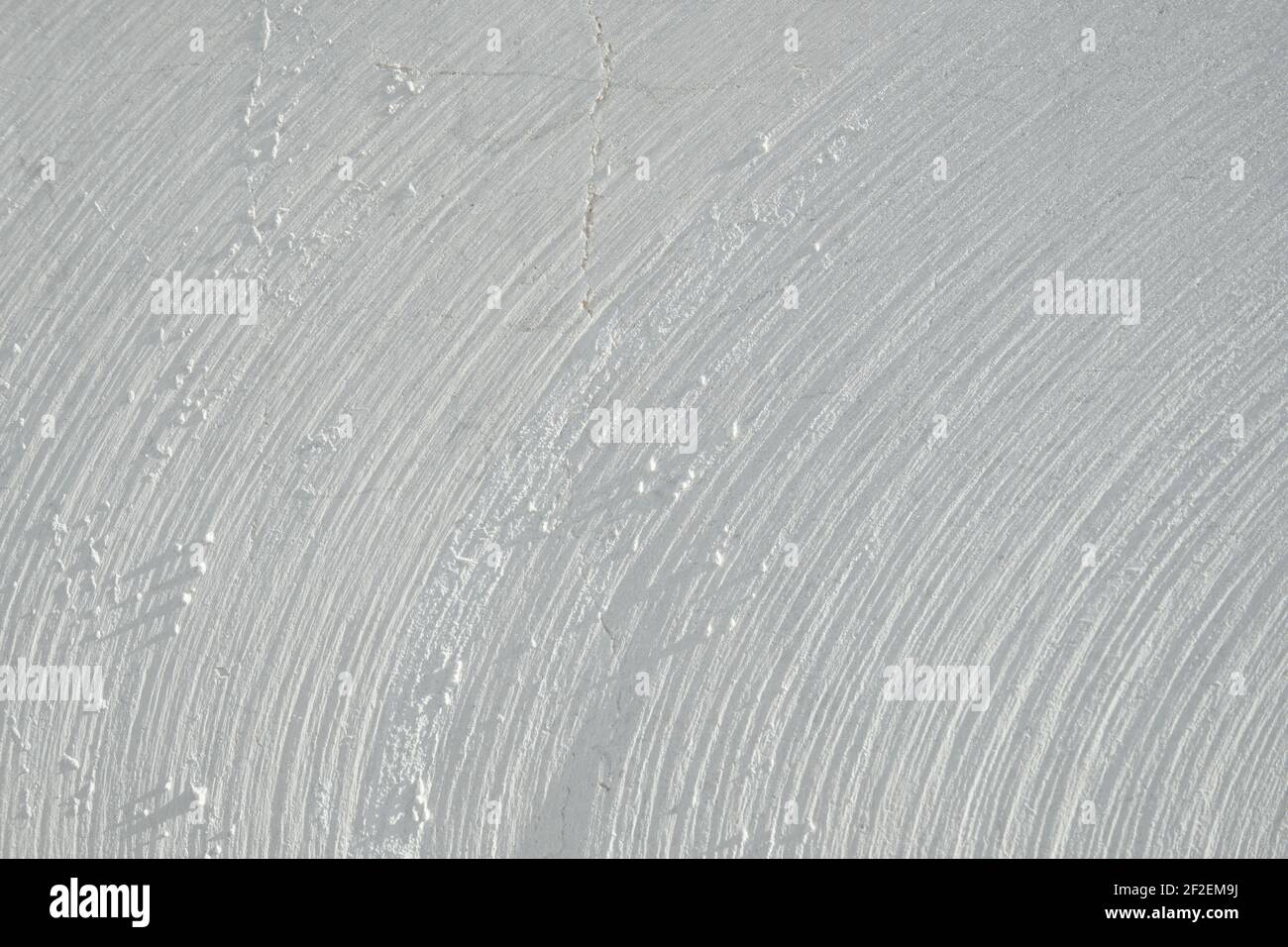 Furrows on marble rock cross section Stock Photo
