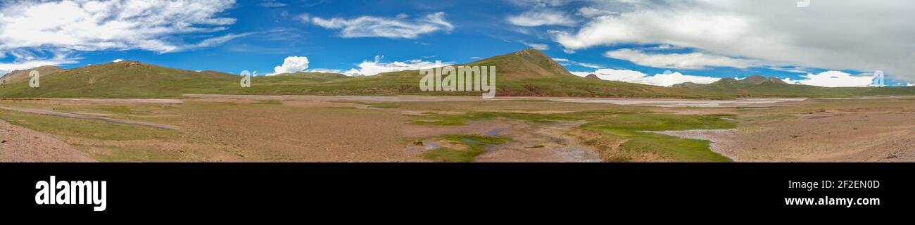 Natural scenery of Tibetan Plateau in China Stock Photo - Alamy