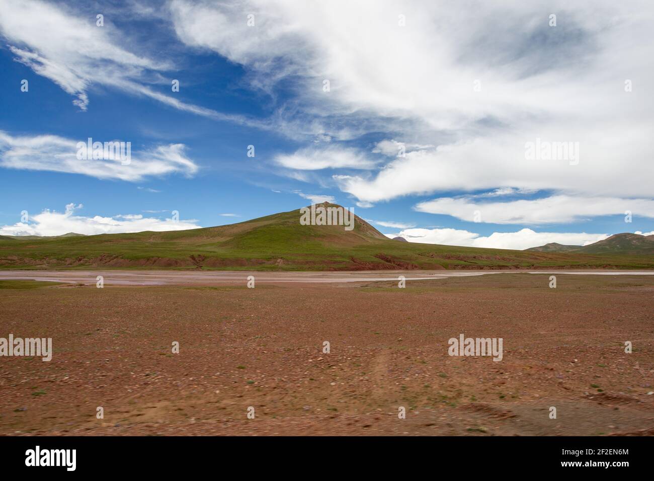 Natural scenery of Tibetan Plateau in China Stock Photo - Alamy