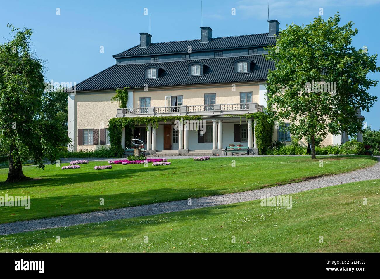 Mårbacka, the Nobel Price winner Selma Lagerlöf's home, Värmland, Sweden Stock Photo