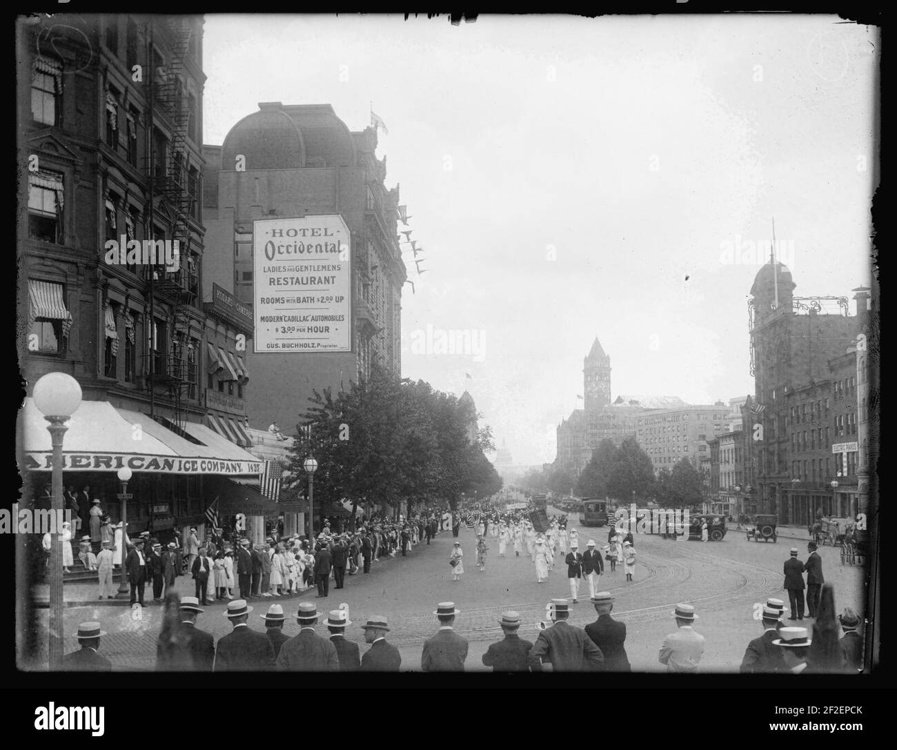 Preparedness parade, Pennsylvania Ave., Washington, D.C., 1916 Stock Photo Alamy