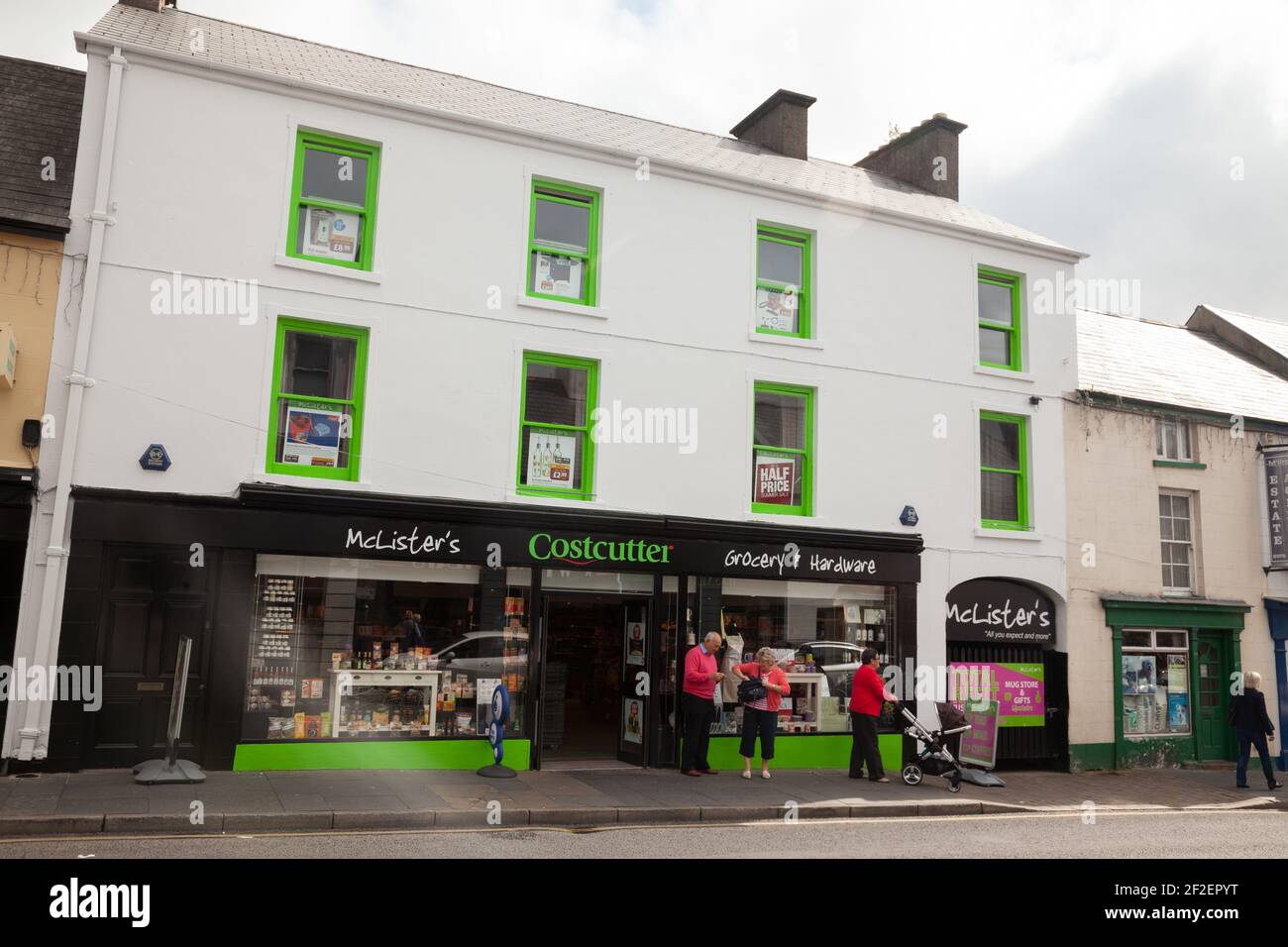 McLister's Costcutter Grocery & Hardware, Ballycastle, Moyle, County Antrim, Northern Ireland, UK Stock Photo