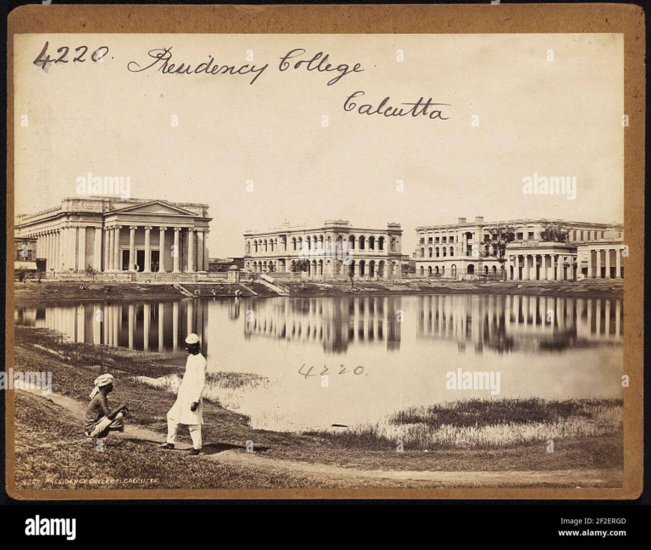 Presidency College, Calcutta by Francis Frith (1). Stock Photo