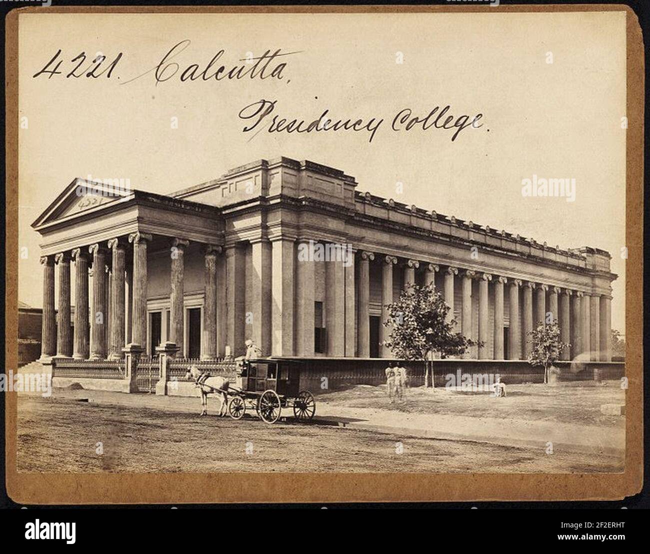 Presidency College, Calcutta by Francis Frith (2). Stock Photo