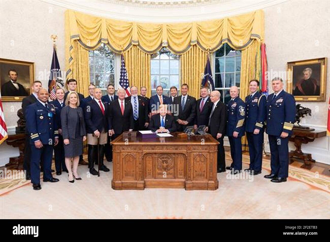 President Donald Trump signs S.140 The Frank LoBiondo Coast Guard