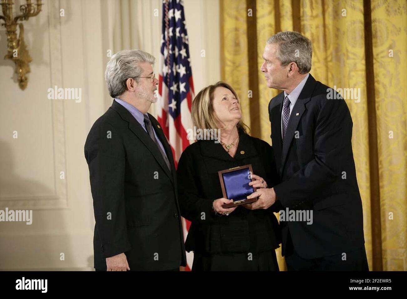 President George W. Bush Presents the National Medal of Technology to ...