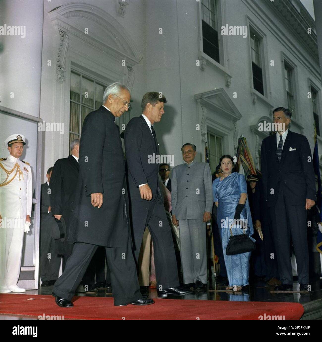 President John F. Kennedy and President Dr. Sarvepalli Radhakrishnan of ...
