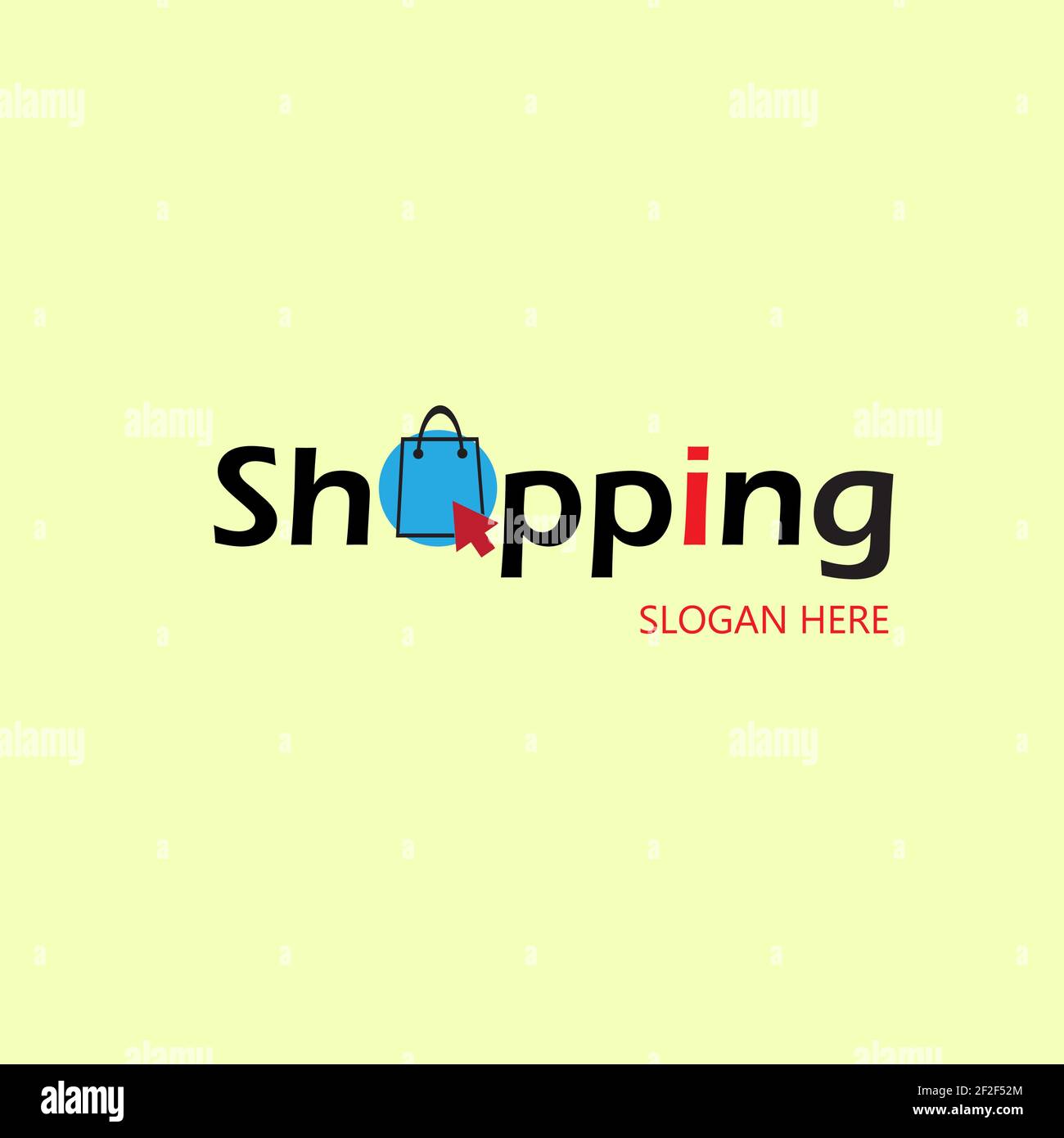 Online Shop Logo designs Template, Vector illustration Stock Vector