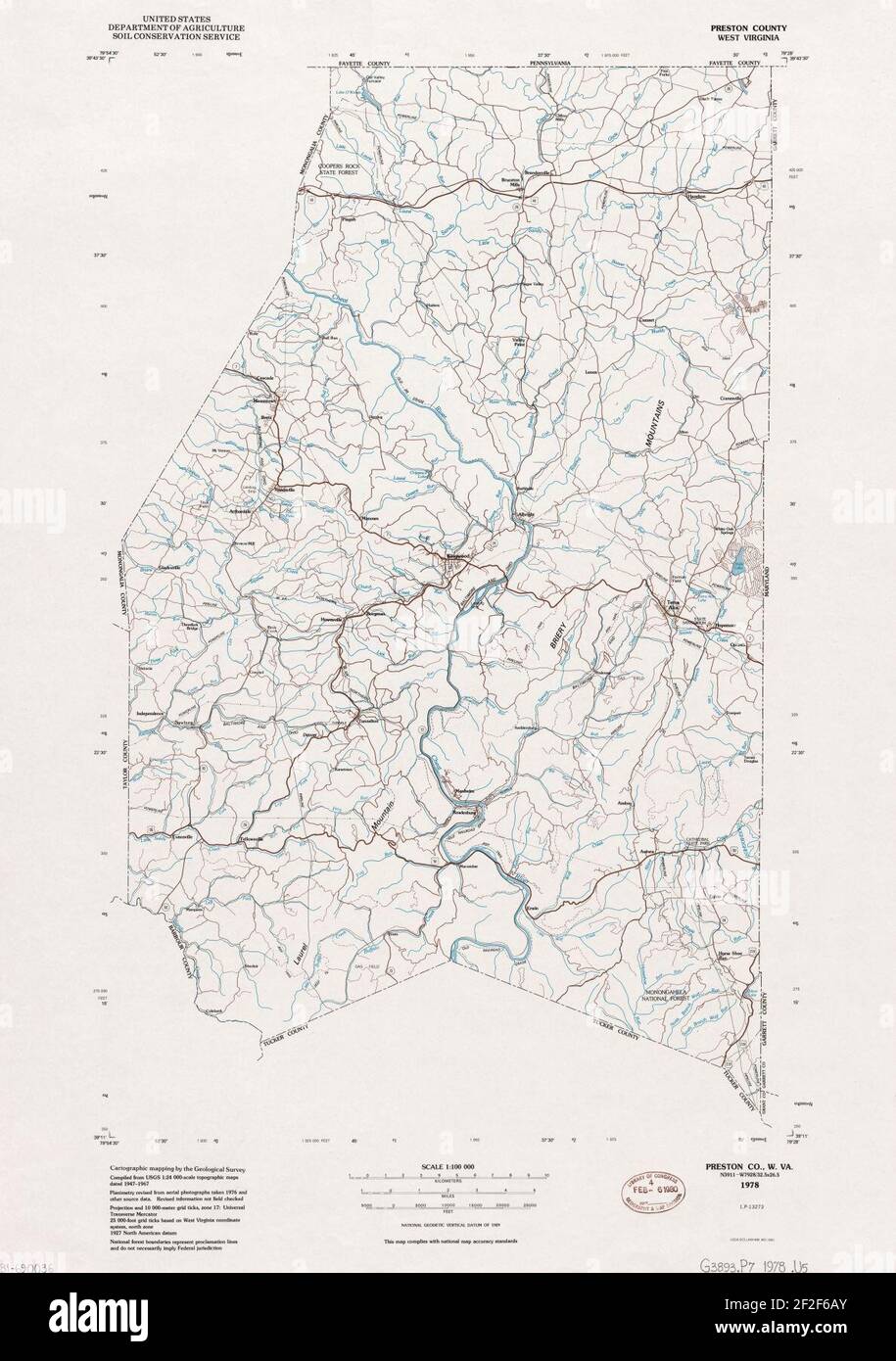 Preston County, West Virginia Stock Photo Alamy