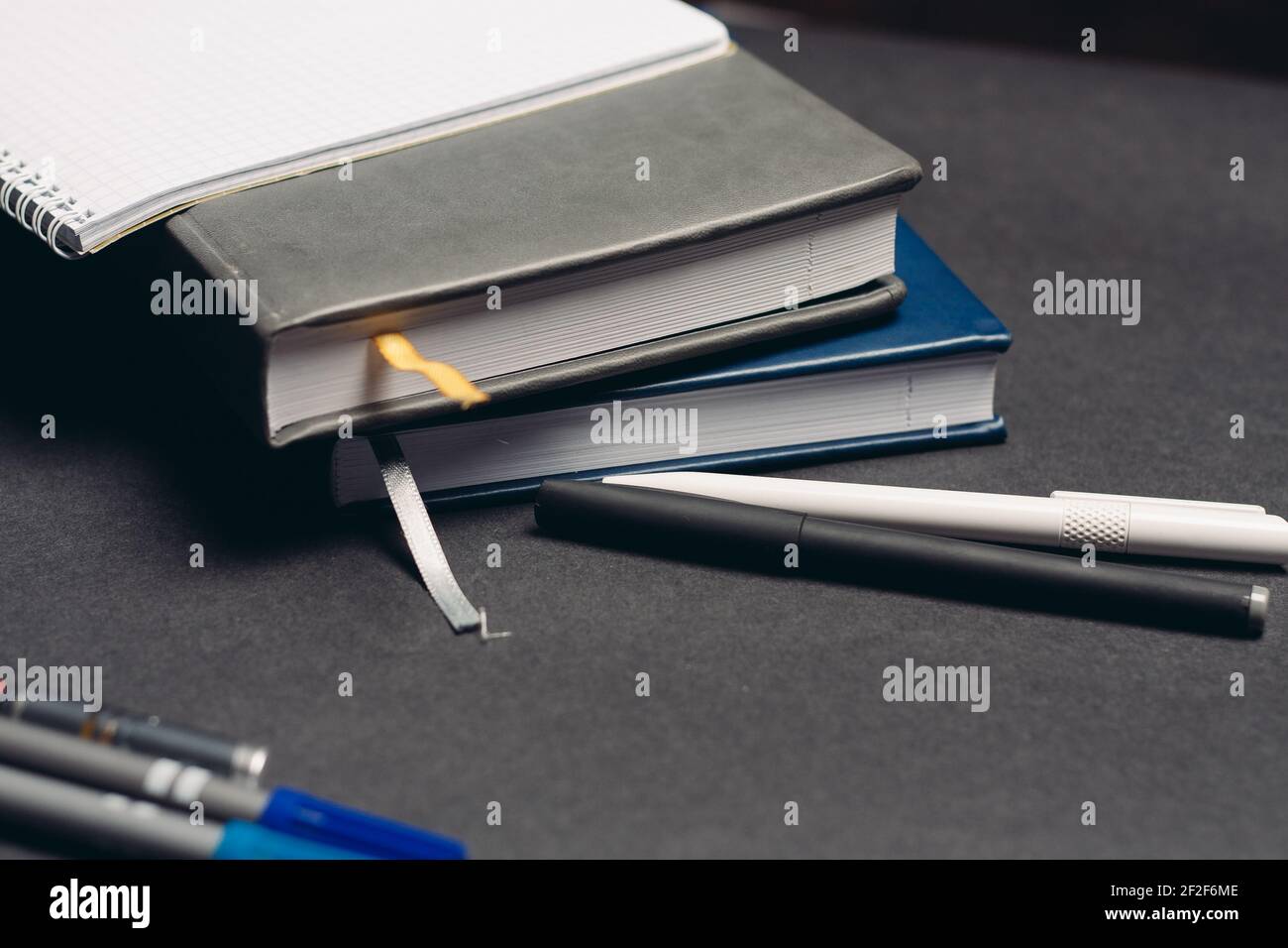Notebook Documents Notebook books pens documents hi-res stock photography and images - Alamy