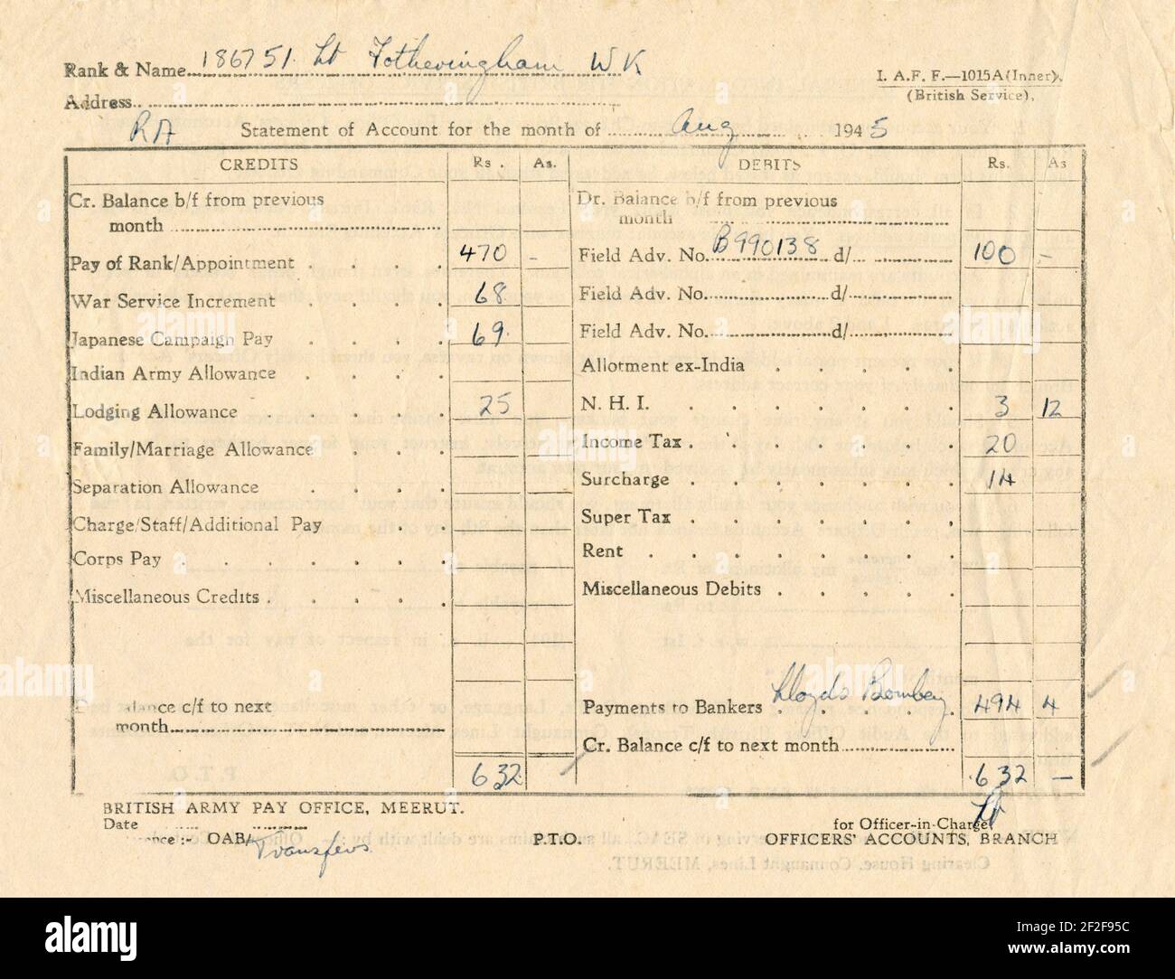 Pay slip uk hires stock photography and images Alamy