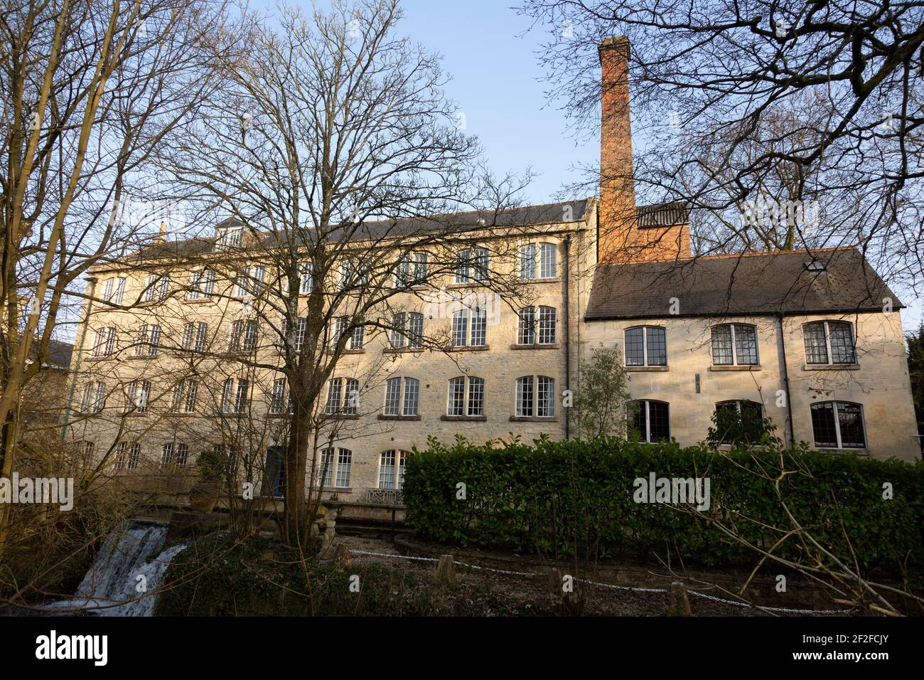 Quemerford Mill on River Marden, near Calne, Wiltshire, England, UK c1790, extended c1815 Stock Photo