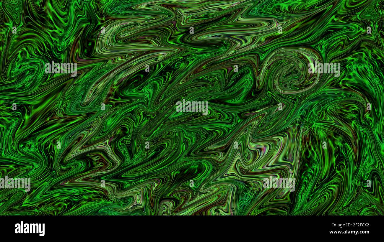 Abstract blurred green neon background with texture. Stock Photo