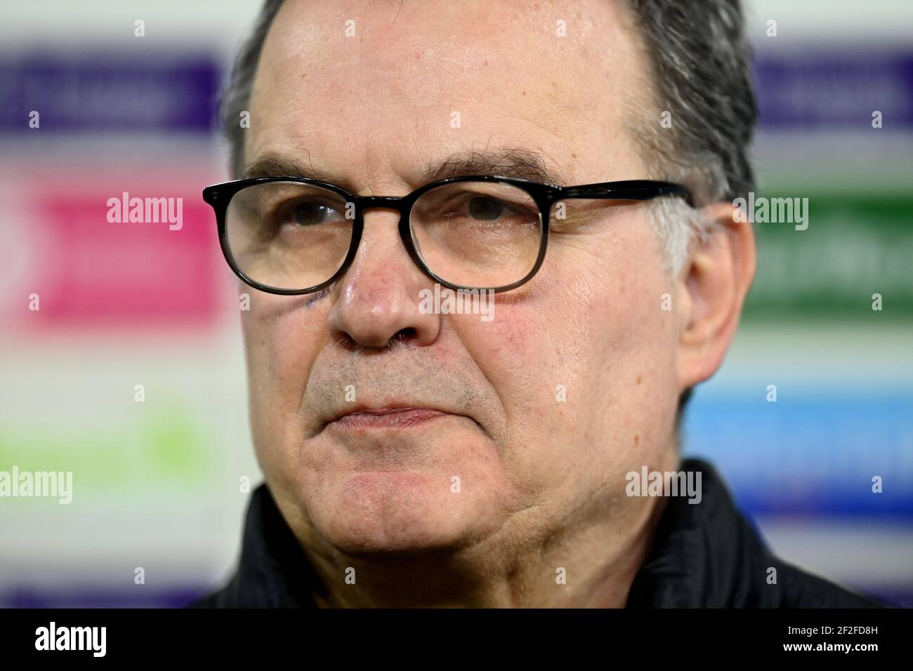 File photo dated 03-02-2021 of Leeds United manager Marcelo Bielsa. Issue date: Friday March 12, 2021. Stock Photo