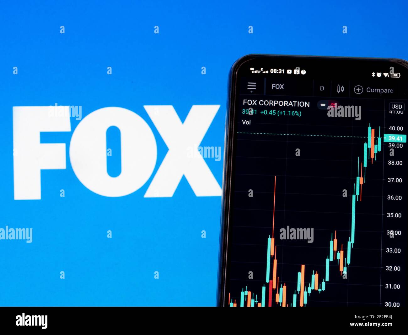 Fox corporation logo hi-res stock photography and images - Alamy