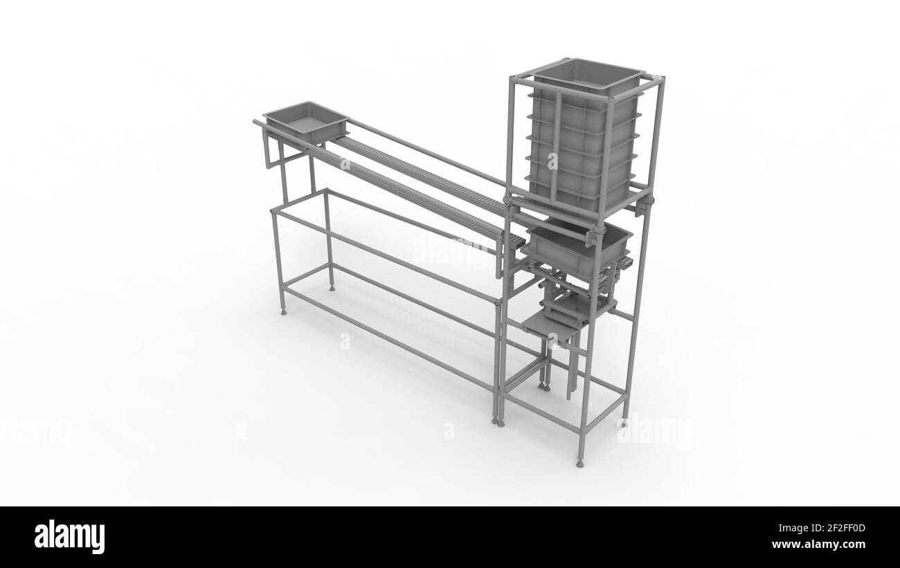 Stacking conveyor Black and White Stock Photos & Images Alamy