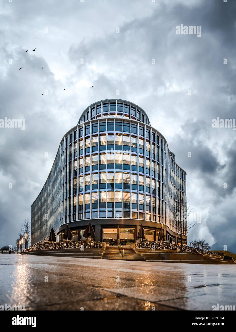 Birmingham City Paradise Island new modern regeneration buildings from