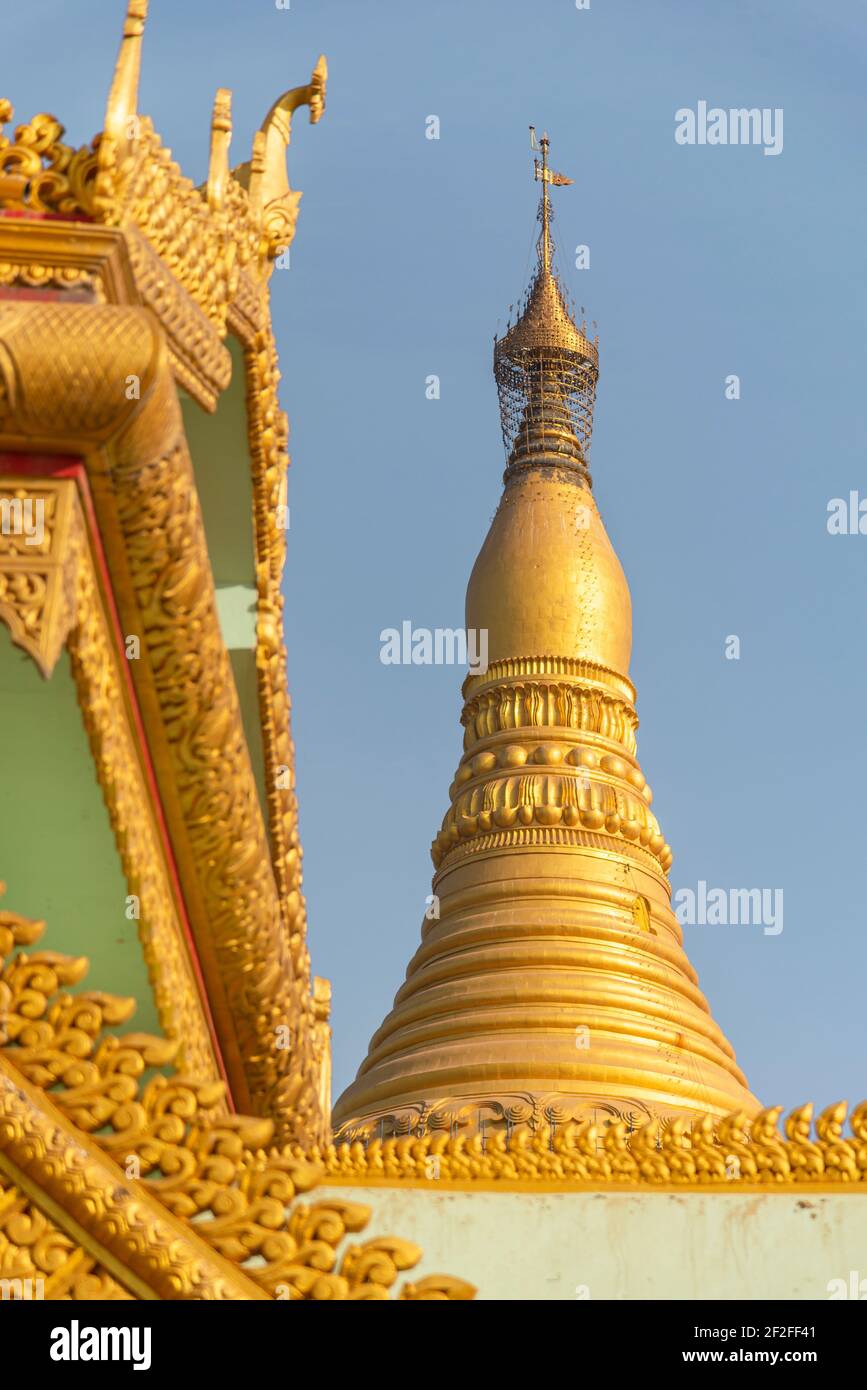 Global Vipassana Pagoda near Mumbai, India Stock Photo