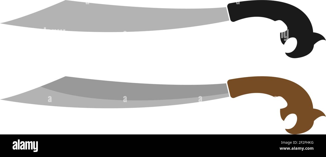 Knife icon logo design vector template illustration Stock Vector