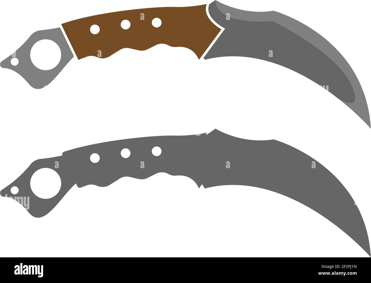 Knife icon logo design vector template illustration Stock Vector