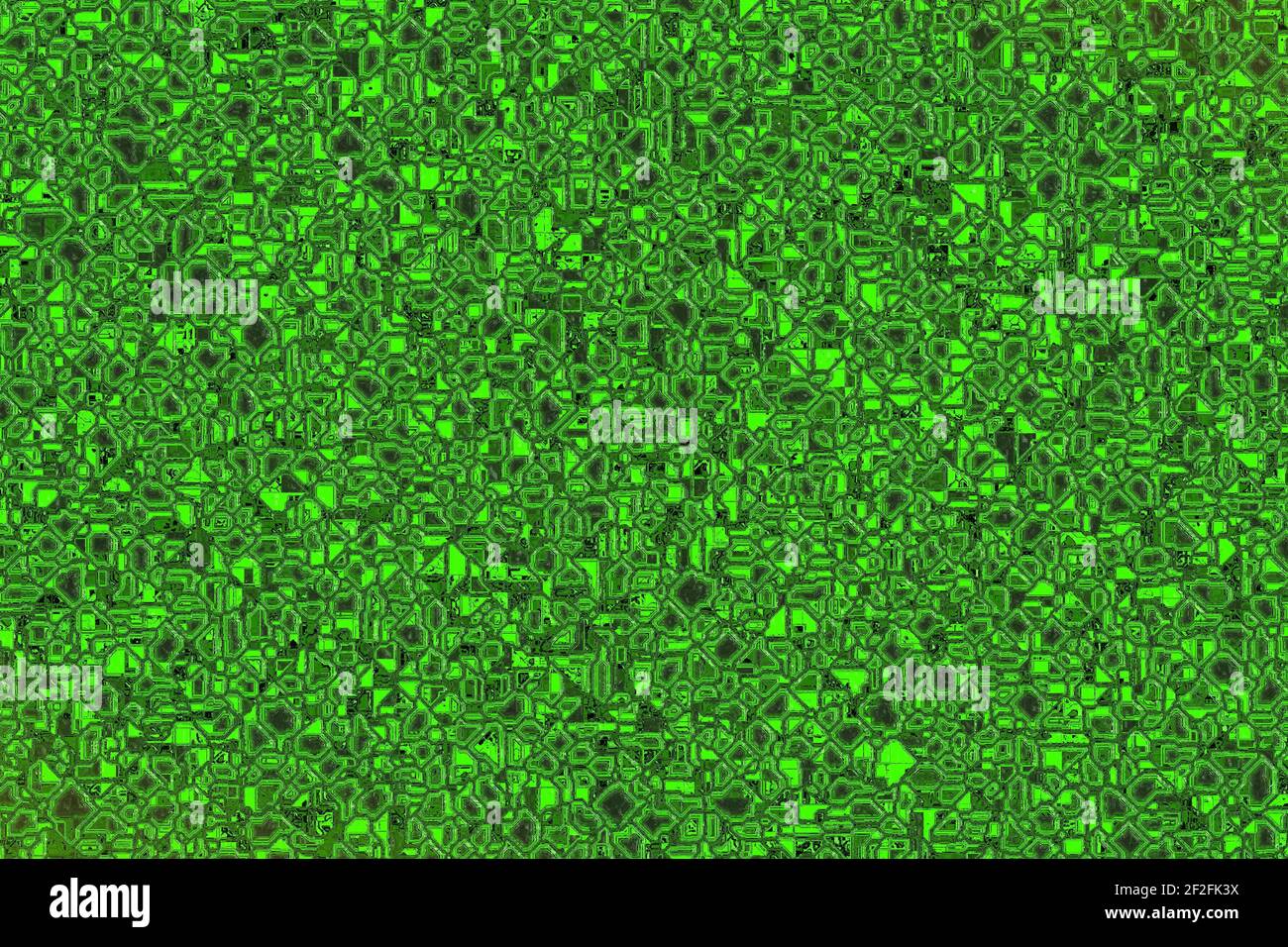 amazing green computer crystals template digitally made texture ...