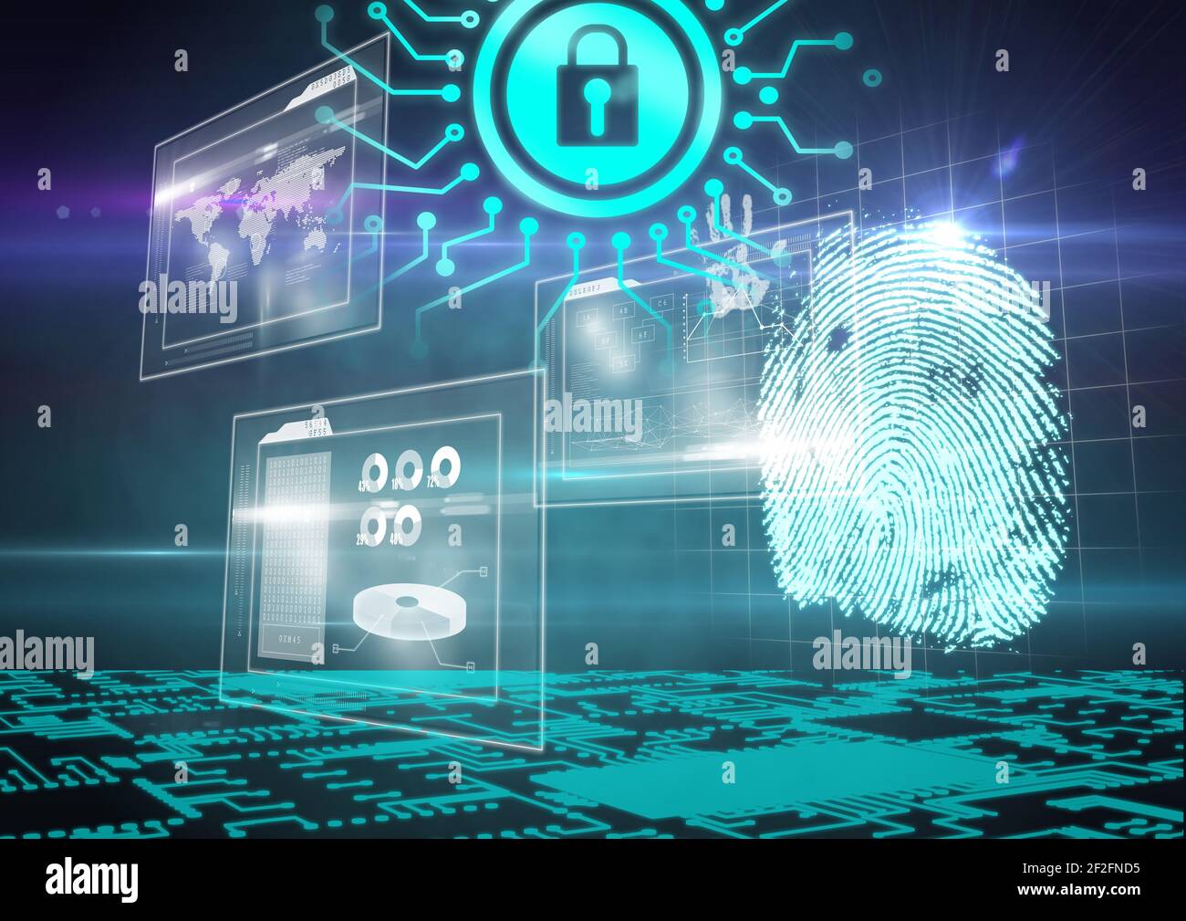 Digital fingerprint scanner hires stock photography and images Alamy