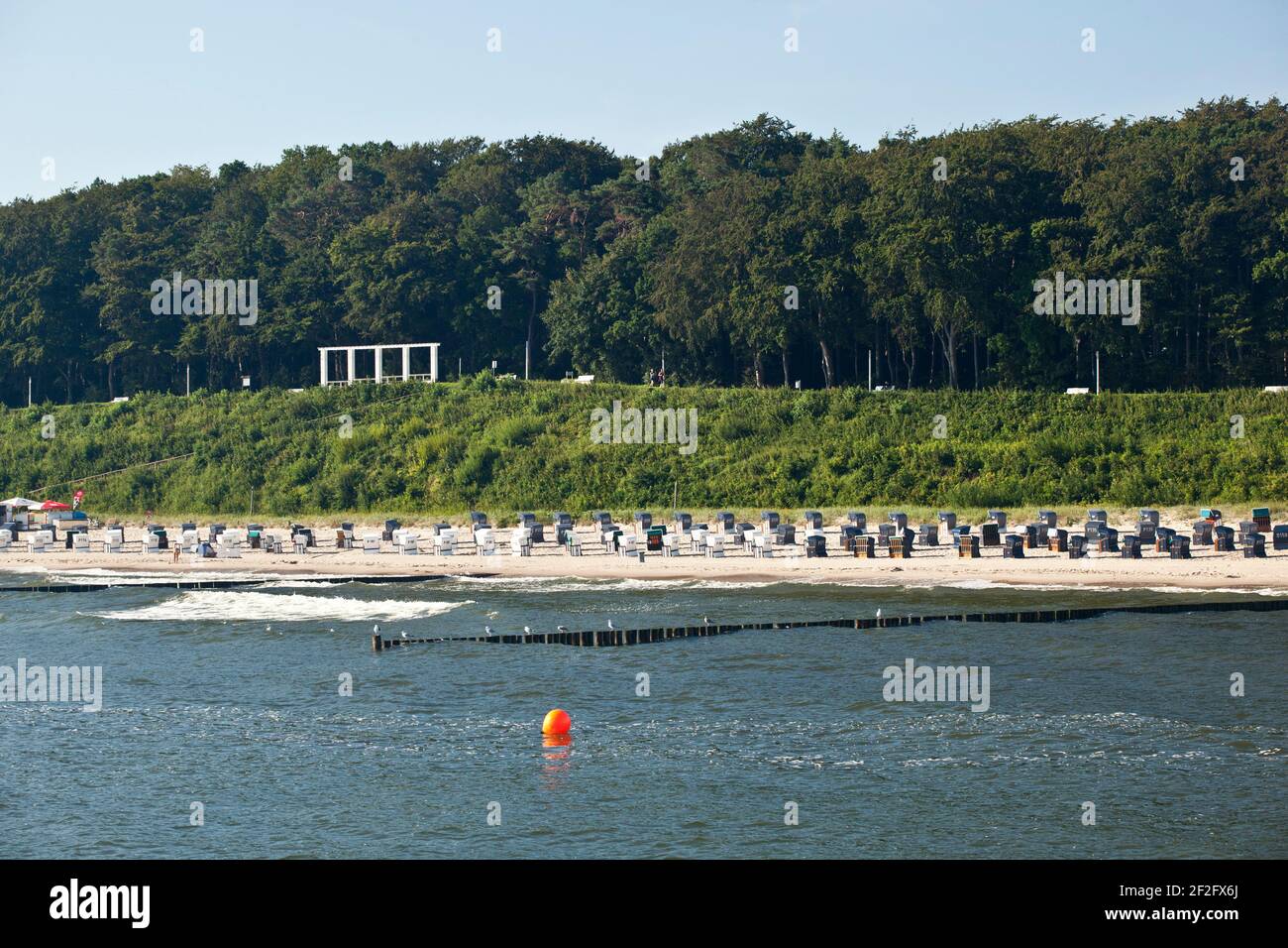 Koserow Beach, Usedom Island, Mecklenburg-Western Pomerania, Germany Stock Photo