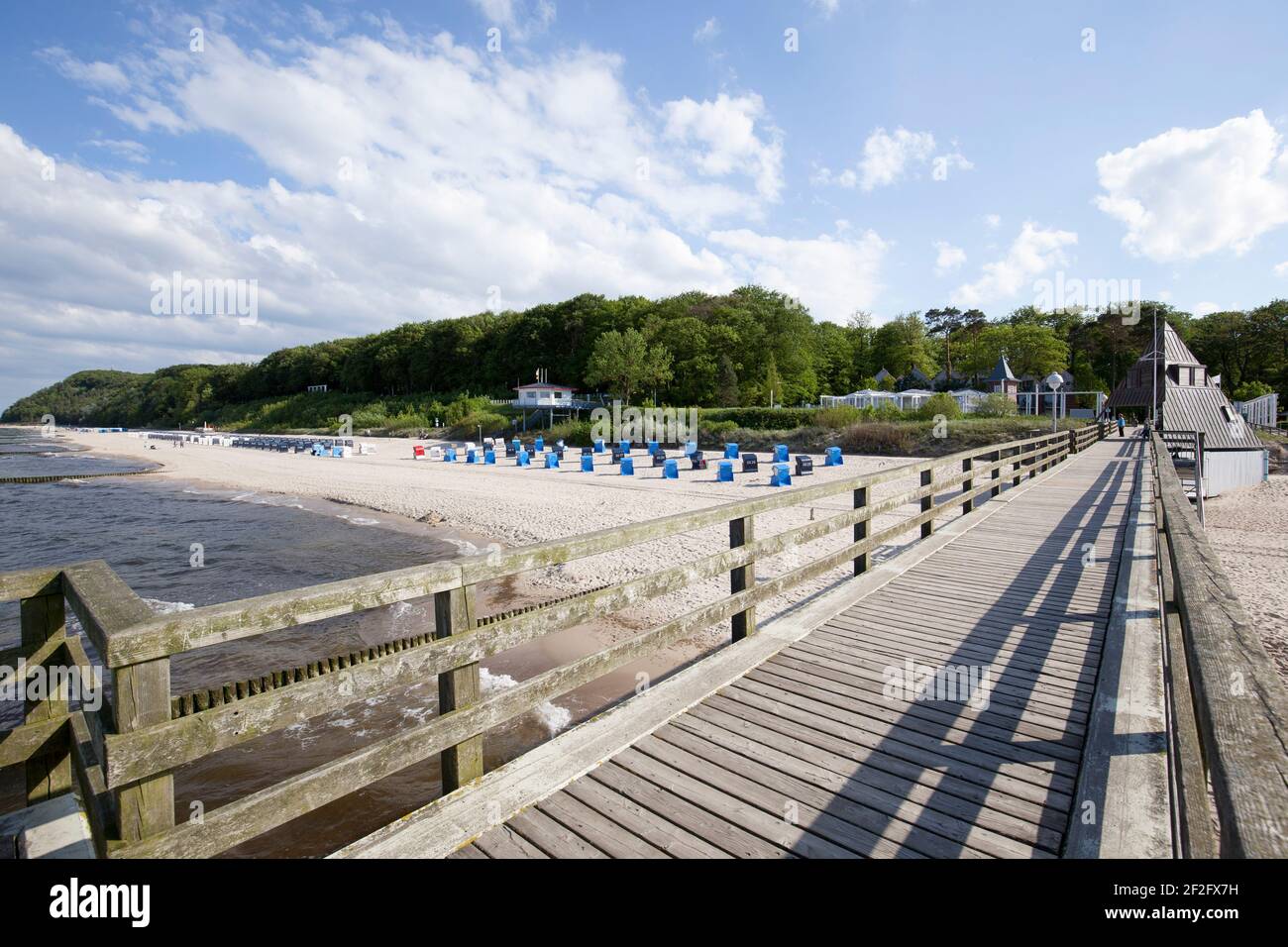 Beach, Koserow, Usedom Island, Mecklenburg-Western Pomerania, Germany Stock Photo