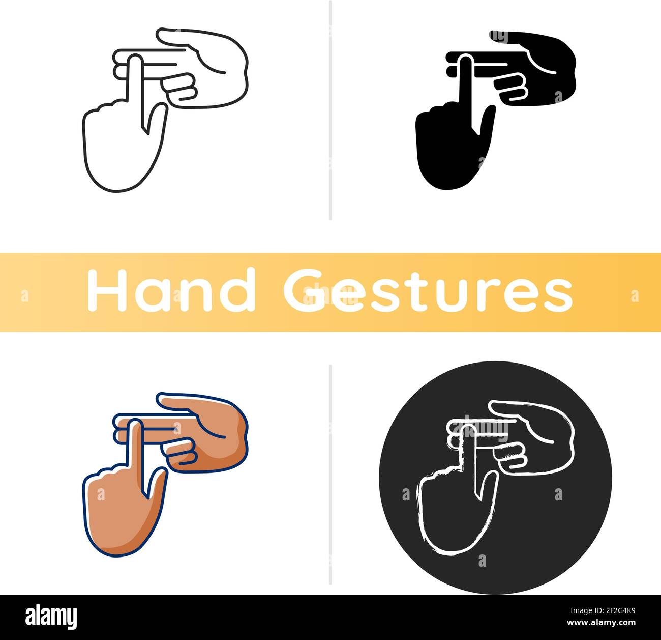 Counting on fingers icon Stock Vector Image & Art - Alamy