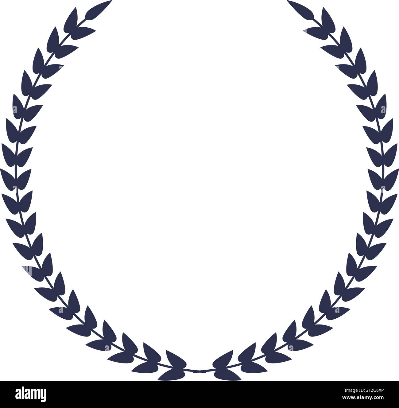 wreath crown emblem Stock Vector Image Art Alamy