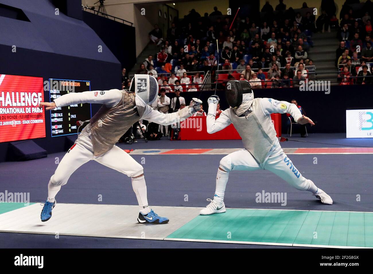LE PECHOUX Erwann (France) v. GAROZZO Daniele (Italy) during the