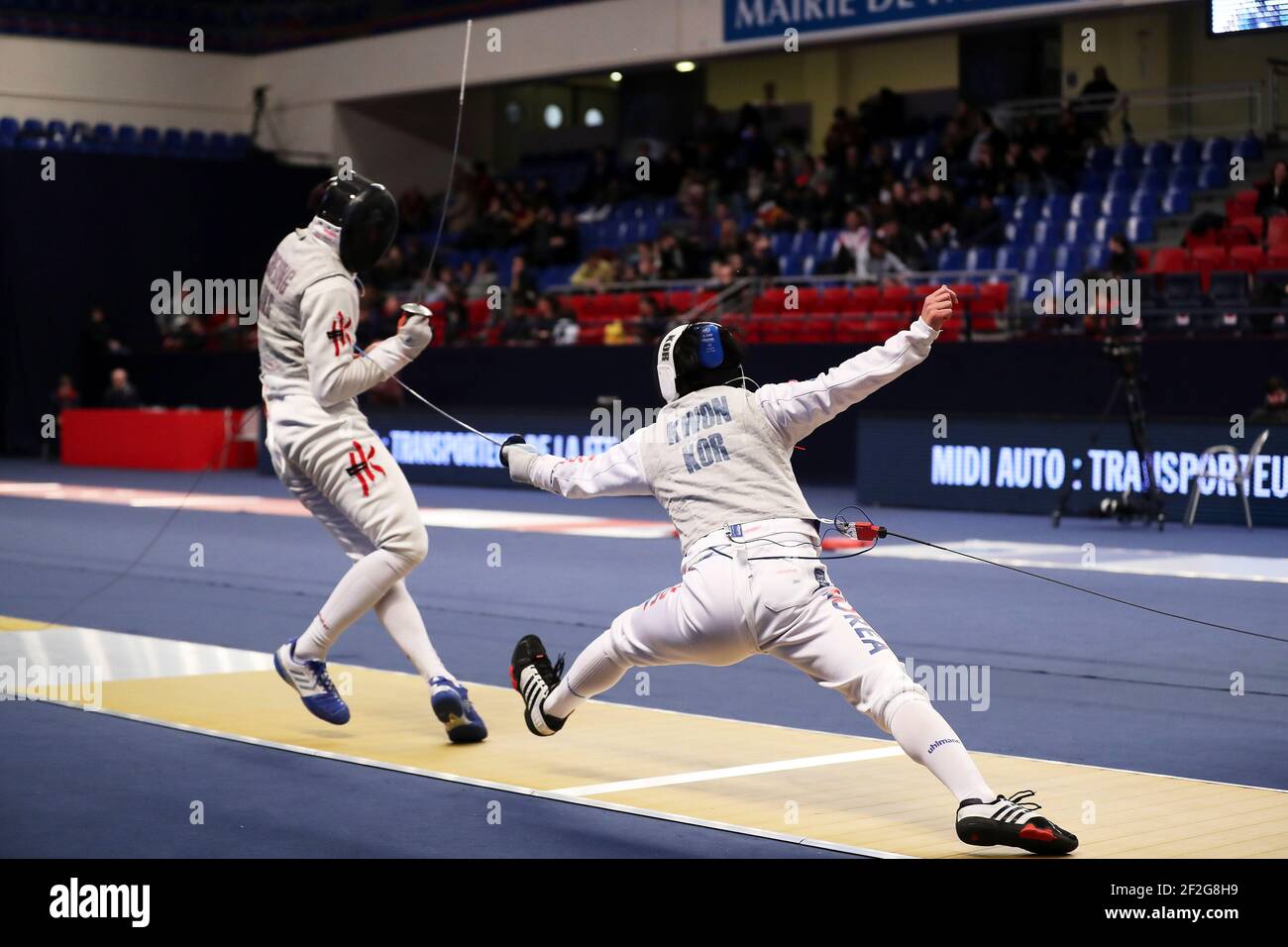 CHEUNG Siu Lun (Hong Kong) v. KWON Young Ho (South Korea) during the